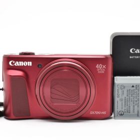 ★美品★ キヤノン CANON POWERSHOT SX720 HS レッド コンパクトデジタルカメラ OB4318 #30805