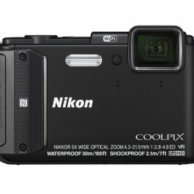 【中古】【非常に良い】Nikon デジタルカメラ COOLPIX AW130 ブラック BK