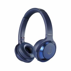 ATH-WS330BT BL ヘッドホン bluetooth ワイヤレスヘッドホン 重低音 SOLID BASS 最大70時間再生 ブルー ATH-WS330BT BL