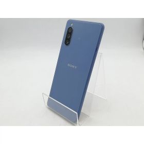 【中古】SONY ymobile 【SIMロック解除済み】 Xperia 10 III ブルー 6GB 128GB A102SO【柏】保証期間1ヶ月【ランクB】