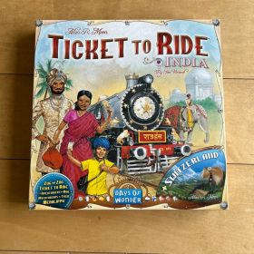 チケット・トゥ・ライド拡張 インド・スイス ボドゲ Ticket to Ride
