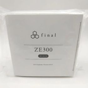 final ZE300 ワイヤレスイヤホン BLACK スマートパッケージ仕様