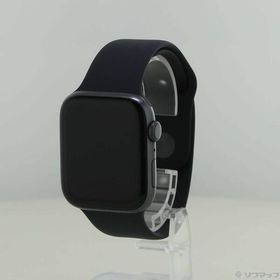 〔中古〕Apple(アップル) Apple Watch Series 4 GPS 44mm スペースグレイアルミニウムケース ブラックスポーツバンド〔247-ud〕