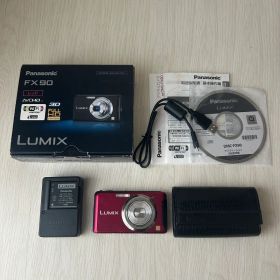 Panasonic LUMIX DMC-FX90 デジタルカメラ 本体 レッド