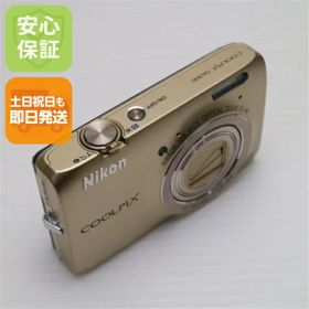 【中古】 超美品 COOLPIX S6300 エレガントゴールド 安心保証 即日発送 デジカメ Nikon デジタルカメラ 本体 土日祝発送OK