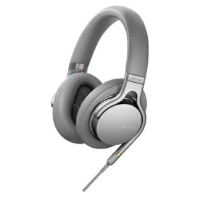【中古】（新古品） ソニー ヘッドホン MDR-1AM2 S : ハイレゾ 密閉型 折りたたみ式 ケーブル着脱式/バランス接続 Φ4.4ケーブル同梱 リモコン/マイク付き 2018年 360 Reality Audio認定モデル シルバー MDR-1AM2 S