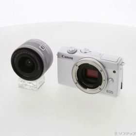 【中古】Canon(キヤノン) EOS M200 EF-M15-45 IS STM レンズキット ホワイト 【368-ud】