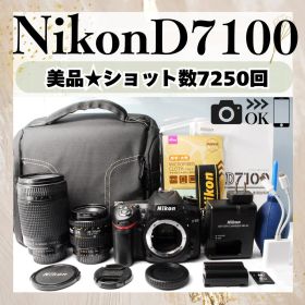 高性能・高画質✨Nikon D7100 ダブルレンズセット スマホ転送 初心者
