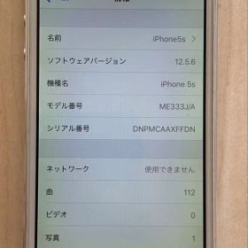 Apple iPhone 5s 本体 シルバー