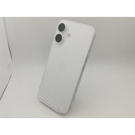 【中古】Apple docomo 【SIMフリー】 iPhone 16 128GB ホワイト MYDR3J/A【新橋】保証期間１ヶ月【ランクB】