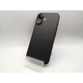 【中古】Apple SoftBank 【SIMフリー】 iPhone 16 128GB ブラック MYDQ3J/A【秋葉本店】保証期間１ヶ月【ランクB】