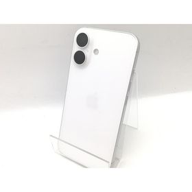 【中古】Apple SoftBank 【SIMフリー】 iPhone 16 128GB ホワイト MYDR3J/A【なんば】保証期間１ヶ月【ランクB】