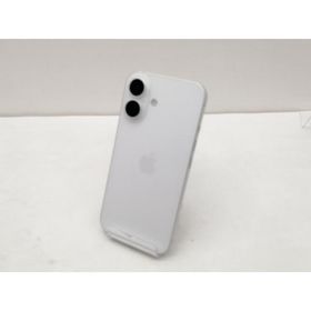 【中古】Apple au 【SIMフリー】 iPhone 16 128GB ホワイト MYDR3J/A【仙台イービーンズ】保証期間１ヶ月【ランクA】