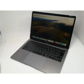 【中古】Apple MacBook Air 13インチ Corei5:1.6GHz 128GB Touch ID搭載モデル スペースグレイ MVFH2J/A (Mid 2019)【秋葉3号】保証期間1ヶ月【ランクB】