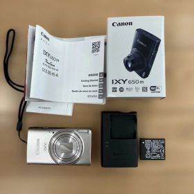 【値下げ】Canon IXY 650 シルバー コンパクトデジカメ 本体