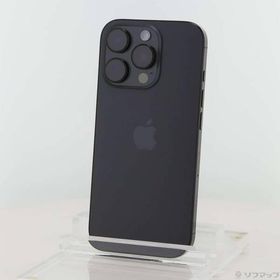 〔中古〕Apple(アップル) iPhone16 Pro 128GB ブラックチタニウム MYMV3J／A SIMフリー〔198-ud〕