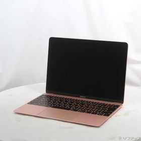 〔中古〕Apple(アップル) MacBook 12-inch Mid-2017 MNYM2J／A Core_m3 1.2GHz 8GB SSD256GB ローズゴールド 〔10.15 Catalina〕〔344-ud〕