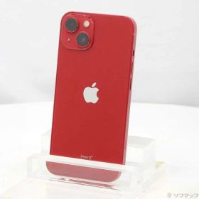 【中古】Apple(アップル) iPhone13 128GB プロダクトレッド MLNF3J／A SIMフリー 〔ネットワーク利用制限▲〕 【247-ud】