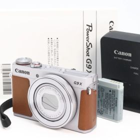 AB- (良品) Canon キヤノン PowerShot G9 X Mark II シルバー 初期不良返品対応 55-279