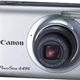 【中古】Canon デジタルカメラ PowerShot A495 シルバー PSA495(SL) wyw801m