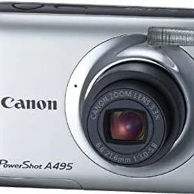 【中古】(非常に良い)Canon デジタルカメラ PowerShot A495 シルバー PSA495(SL)