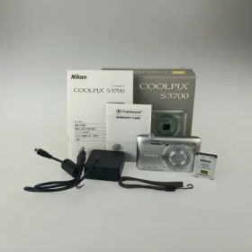 Nikon COOLPIX S3700 Silver コンパクトデジタルカメラ デジカメ