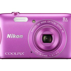 Nikon デジタルカメラ COOLPIX S3700 ピンク 光学8倍ズーム 2005万画素 S3700PK(中古品)