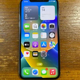 iPhone X silver 64GB SIMフリー