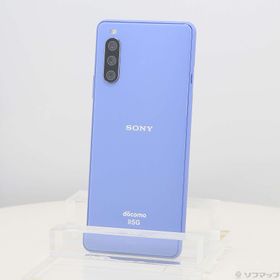 (中古)SONY Xperia 10 III 128GB ブルー SO-52B docomoロック解除SIMフリー(305-ud)