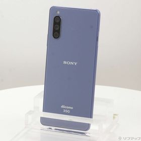 (中古)SONY Xperia 10 III 128GB ブルー SO-52B docomoロック解除SIMフリー(269-ud)
