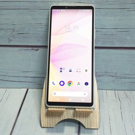 【美品・送料無料】au Xperia 10 ？ SOG04 ホワイト SONY 本体 白ロム SIMロック解除済み SIMフリー A876034