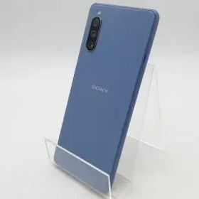 【中古】SONY ymobile 【SIMロック解除済み】 Xperia 10 III ブルー 6GB 128GB A102SO【柏】保証期間１ヶ月【ランクB】
