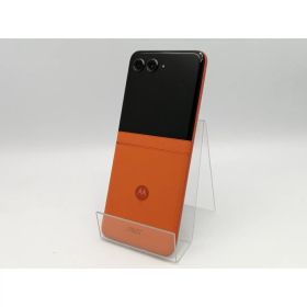【中古】MOTOROLA SoftBank 【SIMフリー】 motorola razr 50s スプリッツオレンジ 8GB 256GB A403MO【ECセンター】保証期間1ヶ月【ランクA】