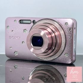【美品】SONY Cyber-shot DSC-W570D ピンク 1620万画素 光学5倍ズーム 広角25mm カールツァイス スイングパノラマ コンパクトデジタルカメラ ソニー サイバーショット