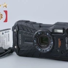 【中古】RICOH リコー PENTAX ペンタックス WG-40 ブラック コンパクトデジタルカメラ シャッター回数僅少