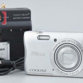 【中古】Nikon ニコン COOLPIX S3700 シルバー コンパクトデジタルカメラ