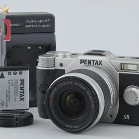 【中古】PENTAX ペンタックス Q10 ズームレンズキット シルバー シャッター回数僅少