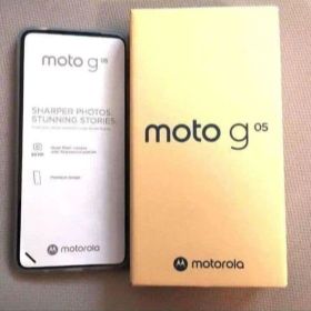 moto g 05 スマートフォン本体 動作確認済 新品(ミスティブルー)