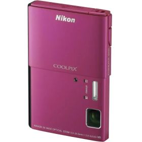 【中古】カメラ Nikon コンパクトデジタルカメラ COOLPIX S100 (ローズピンク) [S100PK]