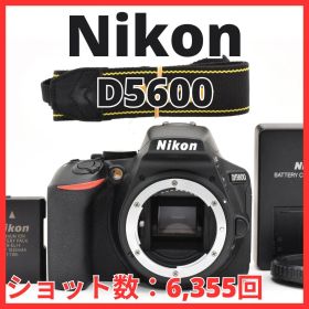 F12[7915]30★極美品★ ニコン Nikon D5600 ボディ 【ショット数 6,355回】