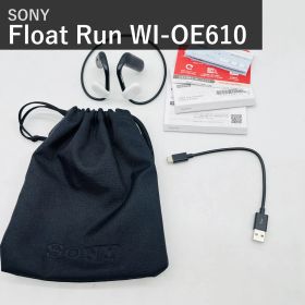 ソニー SONY ワイヤレスイヤホン Float Run フロートラン WI-OE610 ブラック オープンイヤー型 16mmドライバー 防滴IPX4 最大10時間再生 Bluetooth マイク搭載 ランニング 桐生祥秀推薦 国内正規品