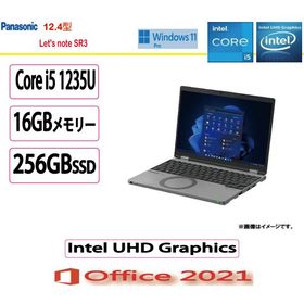 パナソニック(Panasonic) ノートパソコン パナソニック Let's note SR3/Core i5/16GB/SSD：256GB/12.4型/Win 11 Pro