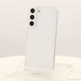 (中古)GALAXY Galaxy S22 256GB ファントムホワイト SCG13 au SIMフリー(377-ud)