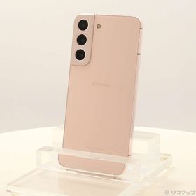 (中古)SAMSUNG Galaxy S22 256GB ピンクゴールド SC-51C docomoロック解除SIMフリー(344-ud)