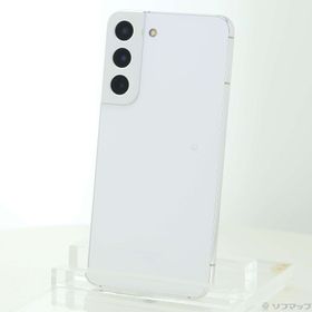(中古)GALAXY Galaxy S22 256GB ファントムホワイト SCG13 au SIMフリー(269-ud)