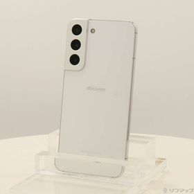 (中古)SAMSUNG GALAXY S22 256GB ファントムホワイト SC-51C docomo SIMフリー(377-ud)