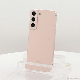 (中古)SAMSUNG Galaxy S22 256GB ピンクゴールド SCG13 au SIMフリー(276-ud)
