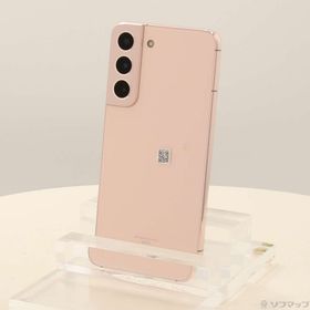 (中古)SAMSUNG Galaxy S22 256GB ピンクゴールド SCG13 au SIMフリー(258-ud)