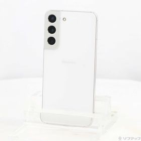 (中古)SAMSUNG GALAXY S22 256GB ファントムホワイト SC-51C docomo SIMフリー(258-ud)