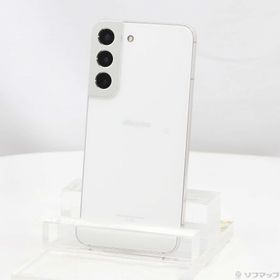(中古)SAMSUNG GALAXY S22 256GB ファントムホワイト SC-51C docomo SIMフリー(352-ud)